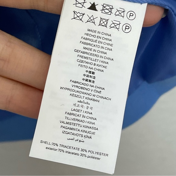 Michael Kors Crepe Bootcut Pants Suiting Crew Blue Size 0 - Picture 4 of 4